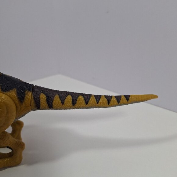 Chap Mei Dinosaur T Rex Figure 7.5" Moveable Joints Tan & Black - Picture 9 of 12